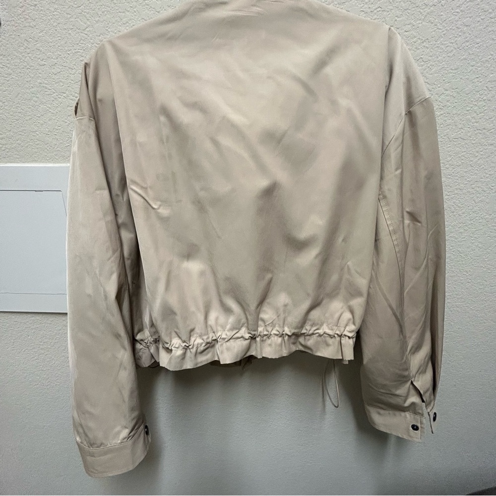 Marc New York Tan Crop Safari Style Jacket Women’s XL - Picture 5 of 8